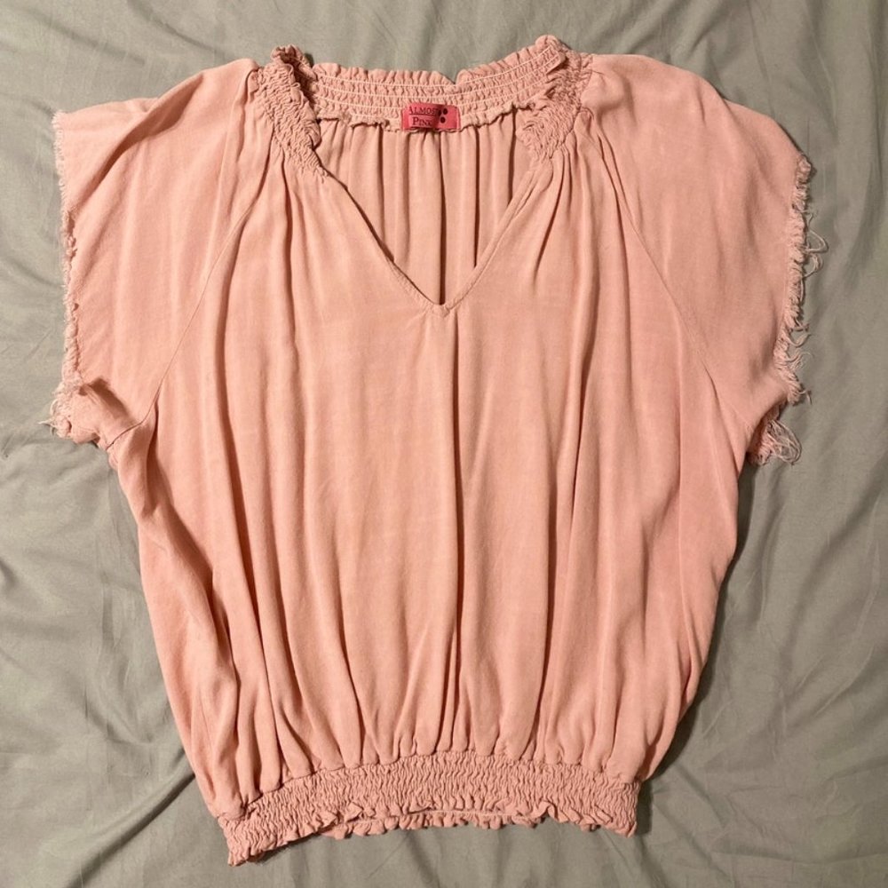 Almost Pink Pink Blouse